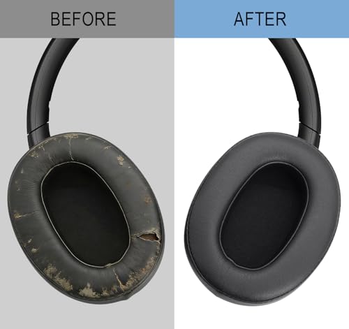 GVOEARS Ear Pads for Sony WH-XB900N / WH-CH710N / WH-CH720N - Black - color: Black