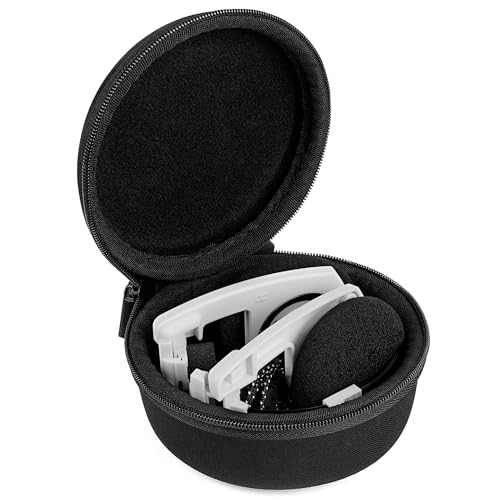 Geekria Shield Headphones Case Compatible with Koss Porta Pro, Sporta Pro, Replacement Hard Shell Travel Carrying Bag (Black)