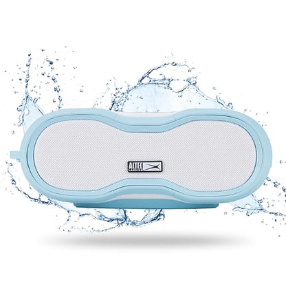 Altec Lansing - Portable Bluetooth Speaker, Waterproof IP67 - color: Aqua/White, size: Medium