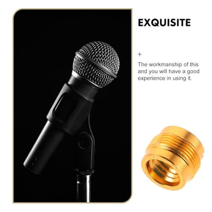 8pcs Metal Microphone Adapter Set 3/8" Female to 5/8" Male Thread Adapter for Mic Stand with Noise Reduction and Secure Fit, Unique Design for Microphone Mounts and Shock Mount