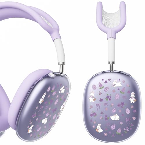 for AirPods Max Headphones Bunny Ear Covers for AirPods Max 2 - color: Bunny B/Purple