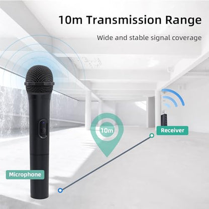 Mcbazel Wireless USB Gaming Microphone Compatible with Xbox Series X/S, PS5, Switch OLED, NS Switch/Switch2, PC, PS4, PS3, PS2, Xbox One X/S, Xbox One, Xbox 360, Wii - size: 1 Pack