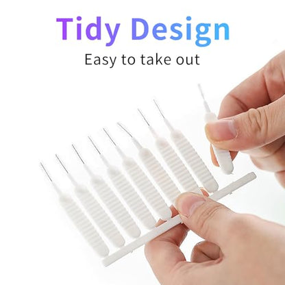 [10 Pieces] Loirtlluy Phone Mini Cleaning Brush Kit, Anti-Clogging Nylon Cleaner for Phone Speaker and Receiver, Multifunctional Cleaning Tool Compatible with Airpods, iPhone, Keyboard, Car Vent