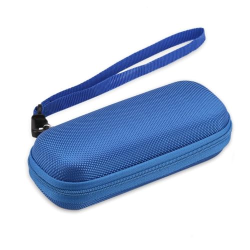 AGPTEK Carrying Case, EVA Zipper Carrying Hard Case Cover for MP3 Players | Storage Holder for Digital Voice Recorders, 3D Printing Pen, USB Cable, Earphones, Memory Cards, U Disk (Blue) - color: Blue