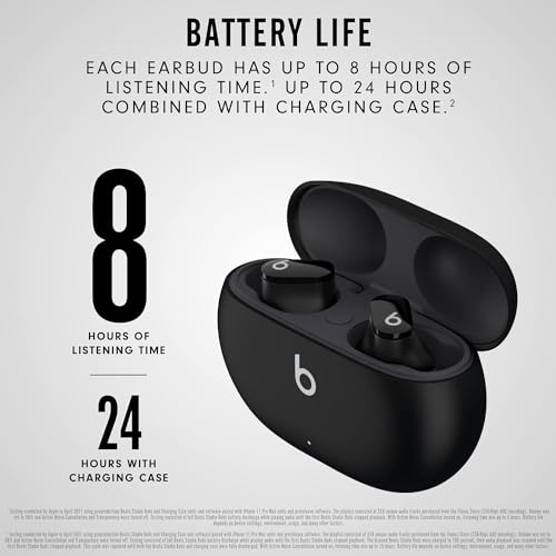Beats Studio Buds + True Wireless Noise Cancelling Earbuds - Black/Gold (Renewed) - color: Black