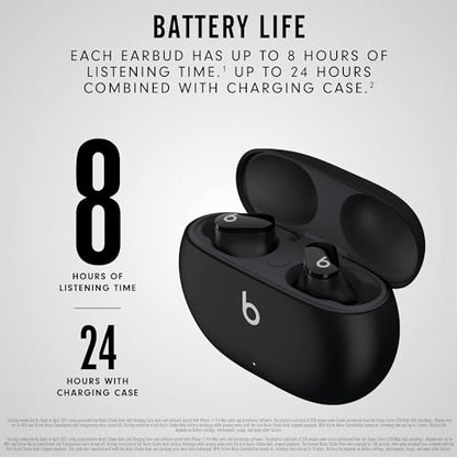 Beats Studio Buds + True Wireless Noise Cancelling Earbuds - Black/Gold (Renewed) - color: Black
