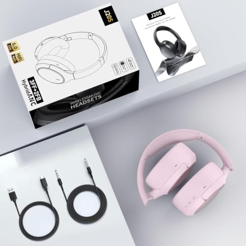 Hybrid ANC Wireless Over-Ear Headphones