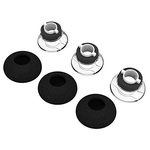 3X Earpieces for Plantronics Voyager Legend Eartip Kit,Plantronics Voyager 5200 5220 5210 Bluetooth Headset Foam Covers-Small - size: Small*3pack