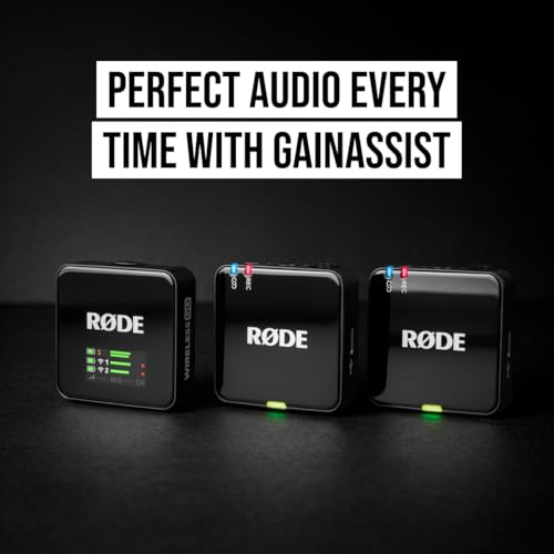 RØDE Wireless GO III (Gen 3) – Compact Wireless Mic – Pristine Audio, 32-bit Float Recording, Automatic Level Control, for Phones, Cameras and Computers (Black) | 32-bit Float Recording, Automatic Level Control, for Phones, Cameras and Computers (Black) -