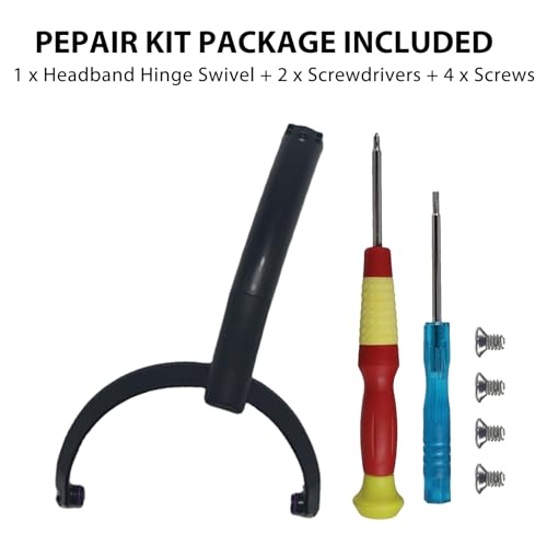 WH-1000XM5 Swivel Hinge Replacement Headband Hanger Bracket Parts Accessories Repair Kit for Sony WH-1000XM5 Headphone (Black-Right)