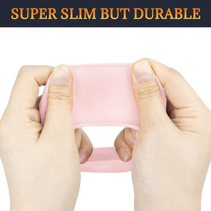 SOULWIT Sweat Ear Cover for AirPods Max - Pink | Sweat Proof Silicone Cover for Gym Exercise, Easy to Clean, No Sound Quality Loss - color: Pink