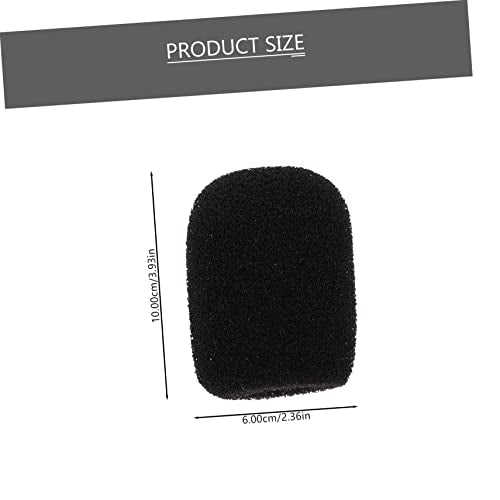 GALPADA 10pcs Microphone Covers Disposable Stage Mic Protectors Sponge Mic Covers for Conference Rooms Ktv and Interviews Enhanced and Dirt