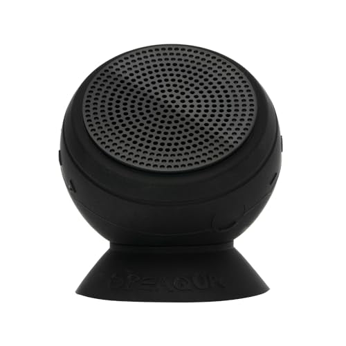 Speaqua – Bluetooth Speaker-Waterproof, Durable w/Built-in Storage (2,000 Songs) - Dual Wireless Speaker Pairing – Portable Bluetooth Speaker - Barnacle Pro 2.0 - Manta Ray Black - color: MantaRay Black