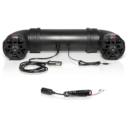 BOSS Audio Systems UTV4B ATV UTV Weatherproof Sound System, 4 Inch Speakers - style: 4" Speakers, Black
