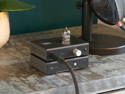 Schiit Vali 3 Beautiful Tube Hybrid Headphone Amp and Preamp - Black - color: Black