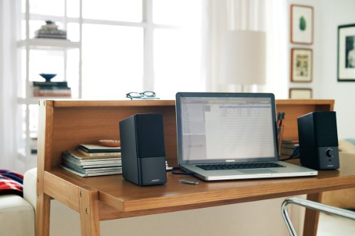 Bose Companion 2 Series III Multimedia Speakers - for PC (with 3.5mm AUX & PC Input) Black