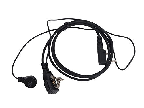 KENMAX® 2 Pin Air Covert Acoustic Earpiece Headset for Two Way Radio Kenwood PUXING Baofeng UV-3R Plus UV-5R UV-5RA 888S - color: Pack of 4