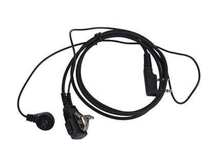 KENMAX® 2 Pin Air Covert Acoustic Earpiece Headset for Two Way Radio Kenwood PUXING Baofeng UV-3R Plus UV-5R UV-5RA 888S - color: Pack of 4