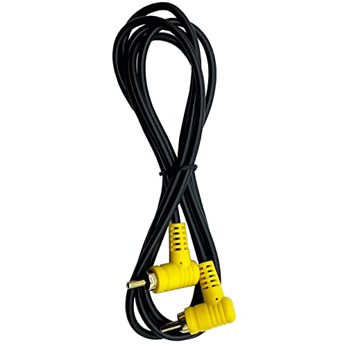 RCA Audio Cable Gold-Plated Elbow RCA line Lotus Male and Male Extension Lotus AV Video Cable Projector Audio 1.5m/5ft - color: 1.5m RCA male bend to male bend