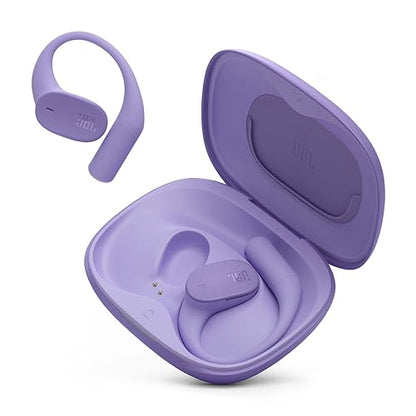 JBL Sense Lite Open Ear Earbuds, True Wireless, Ear Hook Fit - Purple | Water Resistant Sports And Workout Headphones, Up To 8 Hrs Playtime, Clear Calls With Noise Reduction - color: Purple