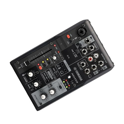 Yamaha AG03MK2 Black 6-Channel Live Streaming Loopback Mixer/USB Interface with Steinberg Software Suite - color: Black, style: AG03 MK2