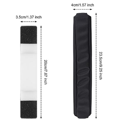 Alitutumao Replacement Earpads Ear Cushions Ear Cups Repair Parts Compatible with Monster Beats by Dr. Dre Pro Detox Headphones Memory Foam Ear Pads (Black Headband) - color: Black Headband