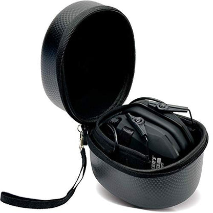Walker's Razor Slim Electronic Earmuffs | Protective Case - color: American Patriot/Black