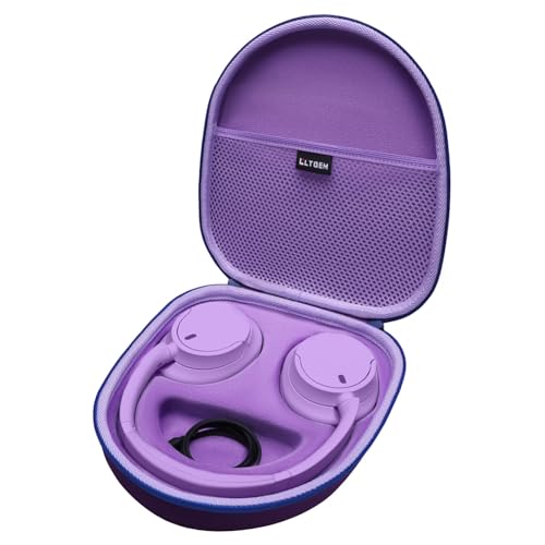 Case for Sony WH-CH720N/WH-CH520 Noise Canceling Headphones Dark Purple | Hard Carrying Travel Case for Sony WH-CH720N/WH-CH520 Noise Canceling Wireless Headphones - color: Dark Purple
