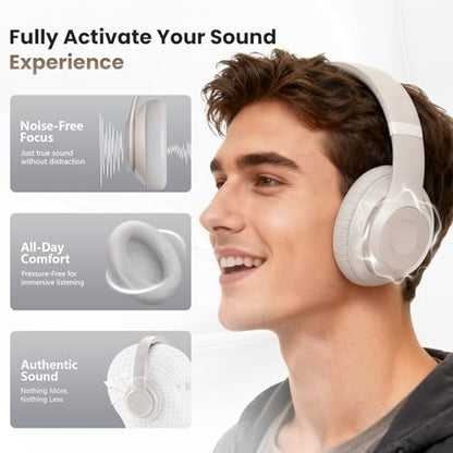 Studio Pro Headphone Ear Pads, Replacement Earpads/Cushions for Beats Studio Pro, with Premium Protein Leather, Resilient Memory Foam, Added Thickness - color: Sandstone