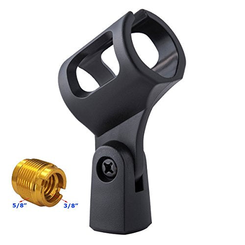 2-Pack MH4W Microphone Clips for all Handheld Transmitters such as Sm57 Sm58 Sm86 Sm87 - color: Microphone Clips Pack of 2