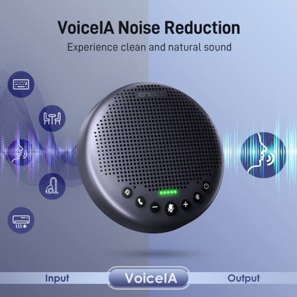 EMEET Luna Plus Kit Conference Speaker and Microphone with 8+1 Mics - size: Luna Plus Kit for 14