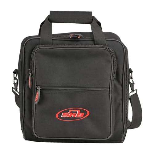 SKB Cases 1SKB-UB1212 UB Series 1212 Mixer Case, Padded Audio Equipment Bag for DJ Controller, Recorder and Studio Gear, 12 x 12 x 4 Inch, Black | Fits controllers recorders and studio equipment, doubles as gear-carrying solution, protects knobs and fader