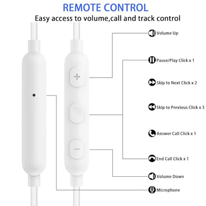 Wired Over Ear Earbuds with Microphone Ear Hook,3.5mm Headphones | Sport Earphones for Laptop/iPad/iPod/3.5mm Plug Phone,Noise Cancelling Headset for Chromebook/Switch/Galaxy/MP3 Running - color: White