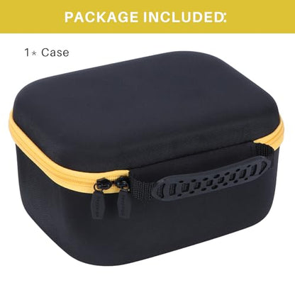 Storage Case Compatible with Walker's Razor Slim Shooting Hearing Protection Electronic Earmuffs - color: Black + Yellow