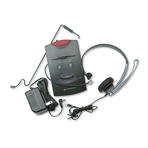 Plantronics TELEPHONE HEADSET SYSTEM S11 65148-11 , Black