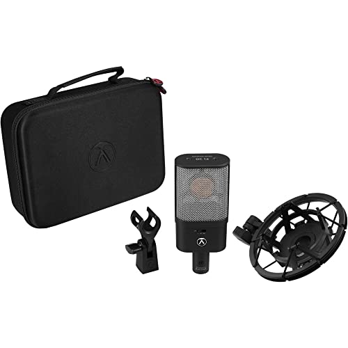 Austrian Audio OC16 Large-Diaphragm Cardioid Condenser Microphone Bundle Hi-X15 Professional Closed-Back Over-Ear Headphones