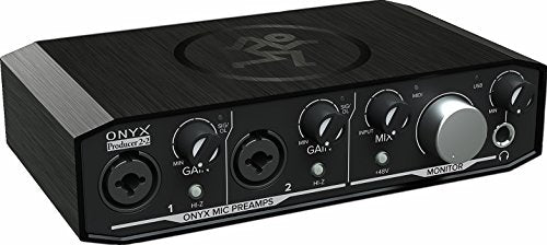 Mackie Audio Interface, Onyx Producer 2X2 USB Audio Interface with MIDI (Onyx Producer 2-2) - style: 2 Mic Res w/MIDI