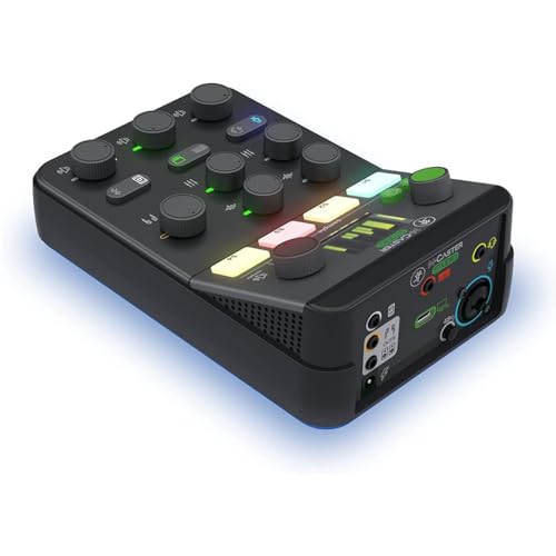 Mackie M-Caster Studio Desktop Live Streaming Mixer - Black - color: Black, style: Live Streaming Mixer