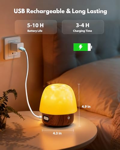 Shower Light with Bluetooth Speaker, Waterproof Shower Lamp with White Noise, 16 Colors Ocean Wave Projector Light with Remote & Touch Control, Music Lamps for Shower Bathroom Bathtub (Walnut Grain) - color: Walnut Grain