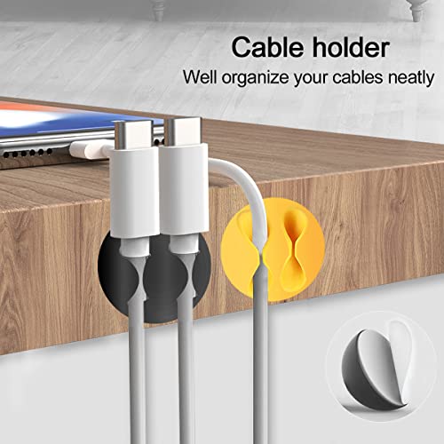 Charger Cable Protectors for iPhone 17 16 USB C Charging Cord Savers 35 PCS with Cable Clips 4 PCS, Silicone Cord End Identifiers for Headphone Laptop Cell Phone Accesories