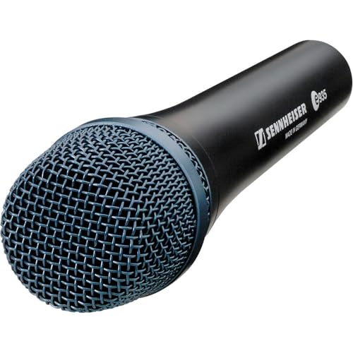 Sennheiser e935 Cardioid Dynamic Handheld Mic Bundled with Microphone Windscreen + 20ft XLR Microphone Cable + Microfiber Cleaning Cloth (4 Items) - style: Microphone + XLR Cable & Windscreen