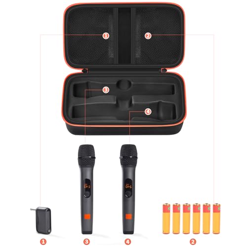 Wireless Microphone Case for JBL/for JBL PartyBox Two Microphone