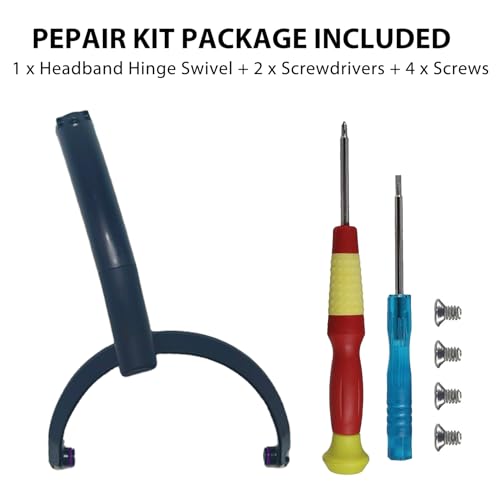 Adhiper Swivel Hinge Repair Kit for Sony WH-1000XM5 Headphone,Blue-Left | Durable Replacement Headband Hanger Bracket Parts Accessories,As Same As The OEM,for Professionals/People Who Like Challenges