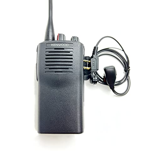 Walkie Talkies Earpieces with Mic 2 Pin Covert Air Acoustic Tube Headset for Baofeng UV-5R UV-82 BF-888S BF-F8HP Retevis H-777 Kenwood PXTON Two Way Radio (10-Packs) - style: 10Packs(White)-for Baofeng Kenwood Pxton