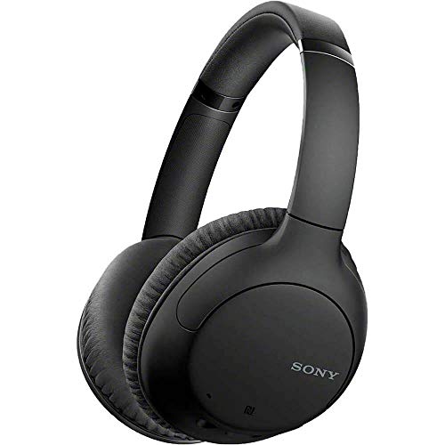 Sony Noise Cancelling Headphones WHCH710N: Wireless Bluetooth Over the Ear Headset with Mic for Phone-Call, Black - color: Black
