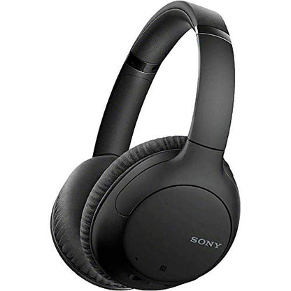 Sony Noise Cancelling Headphones WHCH710N: Wireless Bluetooth Over the Ear Headset with Mic for Phone-Call, Black - color: Black