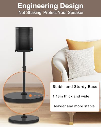 Upgraded Speaker Stand for Bose S1 Pro Plus Stand, for Bose S1 Pro Stands, Height Adjustable Speakers Stands, 45" to 54", Holds up to 20LBS, with Screws