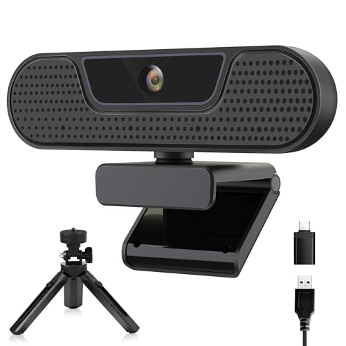 saylas 4K Webcam with 4 Noise Cancellation Microphone, W8GS Web Cam, Privacy Cover, 85° FOV, Plug & Play Web Streaming Camera for Computer, USB Webcam for Pc, Laptop, Desktop, Mac - color: 4K/85° FOV
