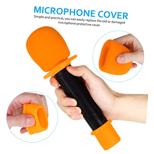 Abaodam Microphone Storage Bag with Anti-slip Rings Padded Case for Mic Zip Microphone Cover Carry Case for Recording and Live Performance