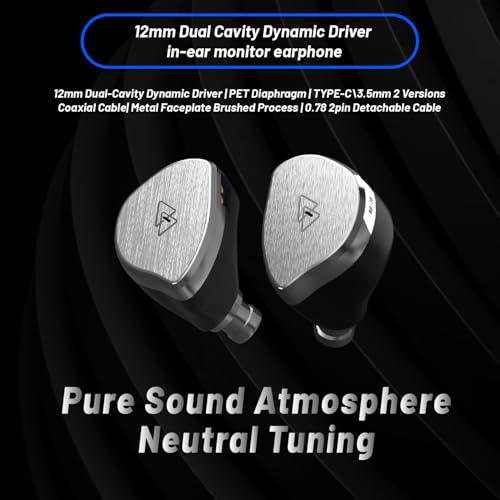 BQEYZ BQ10 Wired in-Ear Earbuds, 12mm Dynamic Driver, Type C with Mic - size: Type C with Mic